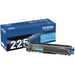Brother Genuine TN225C High Yield Cyan Toner Cartridge - BRTTN225C Brother Industries, Ltd