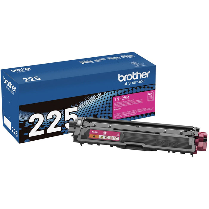 Brother Genuine TN225M High Yield Magenta Toner Cartridge - BRTTN225M Brother Industries, Ltd
