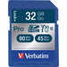Verbatim 32GB Pro 600X SDHC Memory Card, UHS-1 U3 Class 10 - VER98047 Verbatim America, LLC
