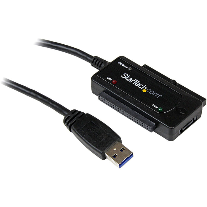 StarTech.com USB 3.0 to SATA or IDE Hard Drive Adapter Converter - STCUSB3SSATAIDE