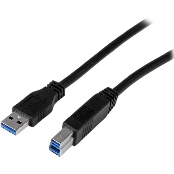 StarTech.com 2m (6 ft) Certified SuperSpeed USB 3.0 A to B Cable - M/M - STCUSB3CAB2M