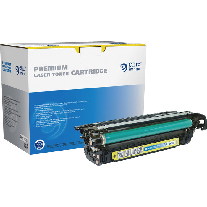Elite Image Remanufactured Laser Toner Cartridge - Alternative for HP 646A (CF032A) - Yellow - 1 Each - ELI75865