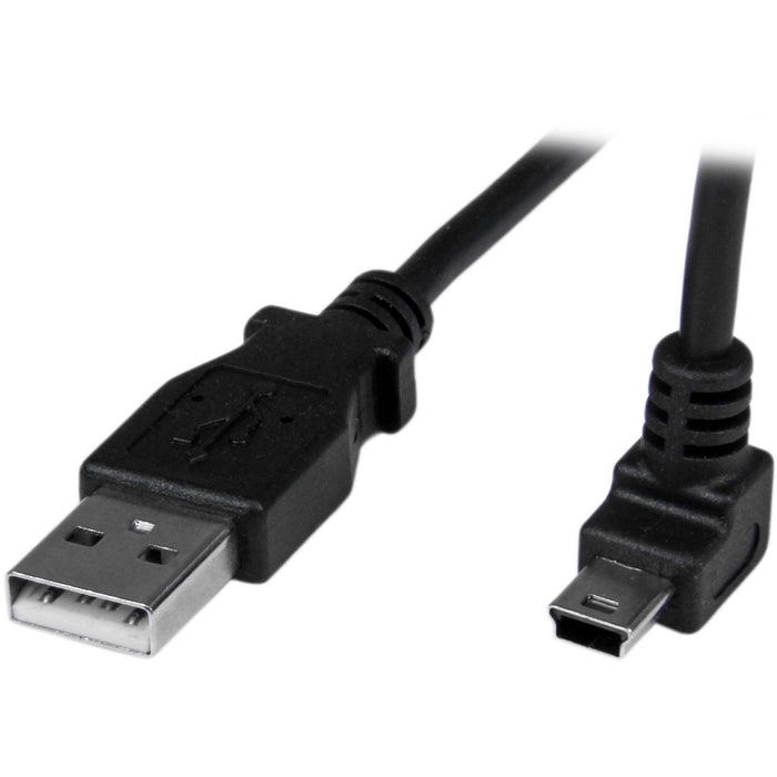 StarTech.com 1m Mini USB Cable - A to Up Angle Mini B - STCUSBAMB1MU