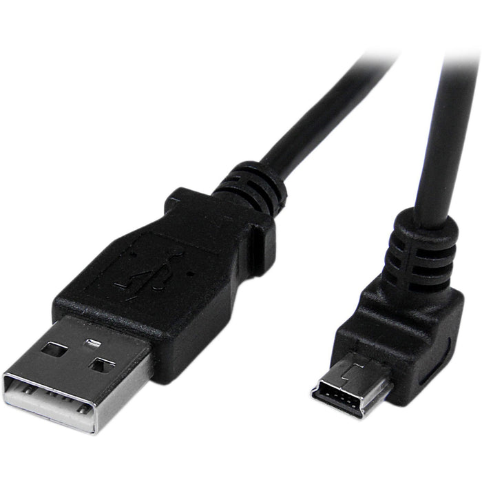 StarTech.com 2m Mini USB Cable - A to Down Angle Mini B - STCUSBAMB2MD
