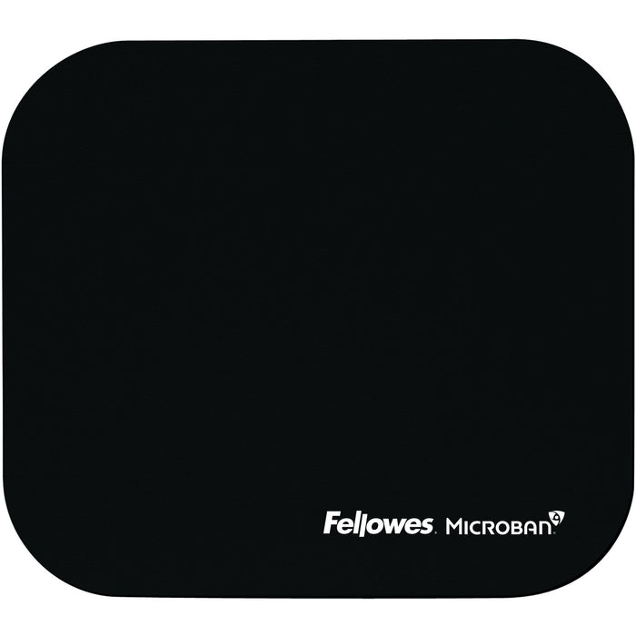 Fellowes Microban&reg; Mouse Pad - Black - FEL5933901 Fellowes, Inc.