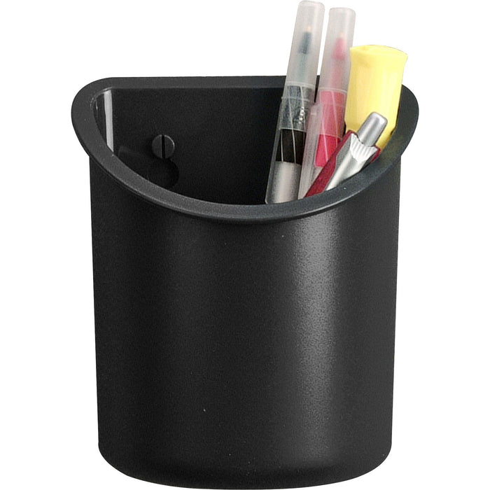 Lorell Recycled Plastic Mounting Pencil Cup - LLR80668