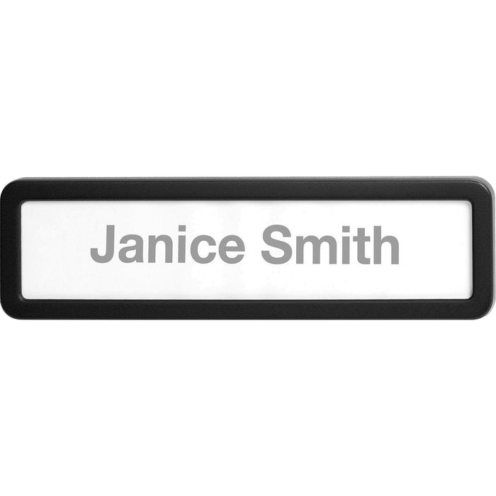 Lorell Recycled Plastic Cubicle Nameplate - LLR80669
