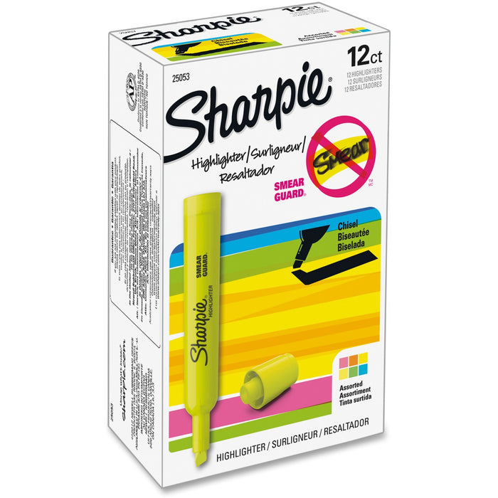 Sharpie SmearGuard Tank Style Highlighters - SAN25053