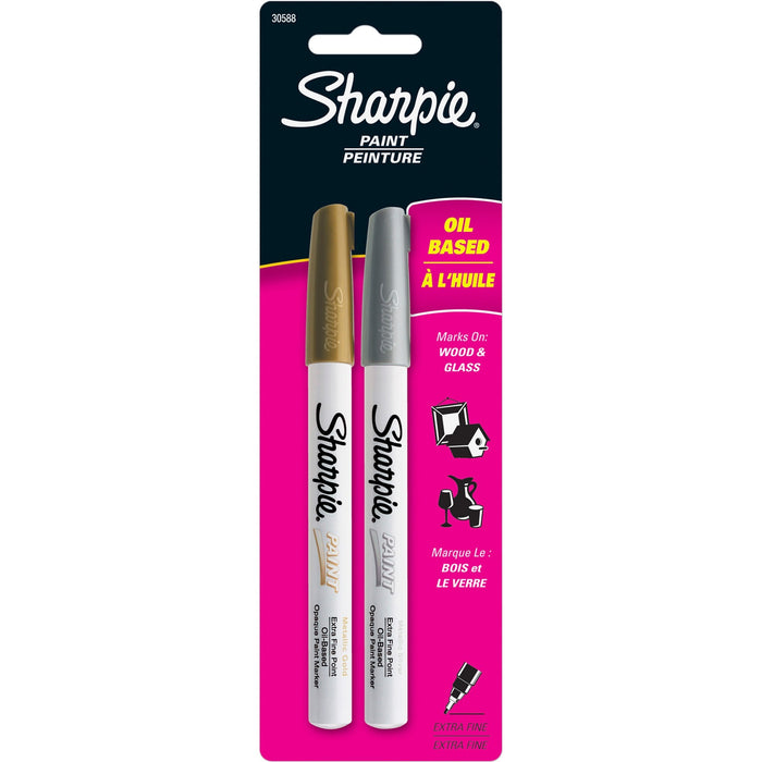 Sharpie Oil-Based Paint Marker - Extra Fine Point - SAN30588PP
