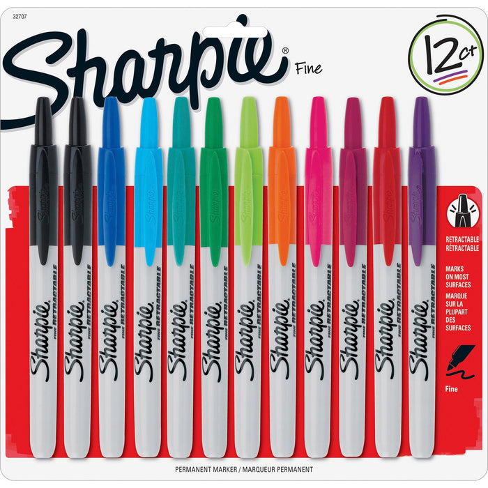 Sharpie Retractable Fine Point Permanent Marker - SAN32707