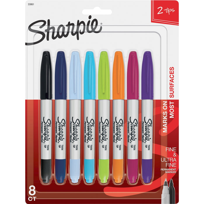 Sharpie Twin Tip Permanent Marker - SAN33861PP