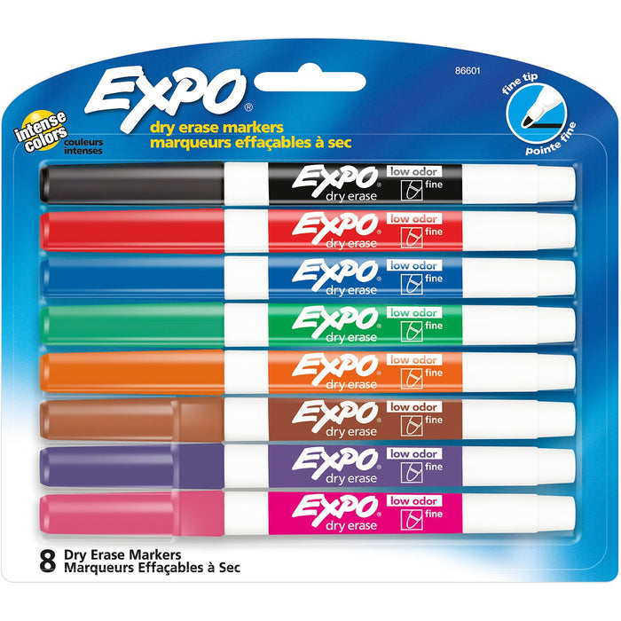 Expo Low-Odor Dry-erase Fine Tip Markers - SAN86601