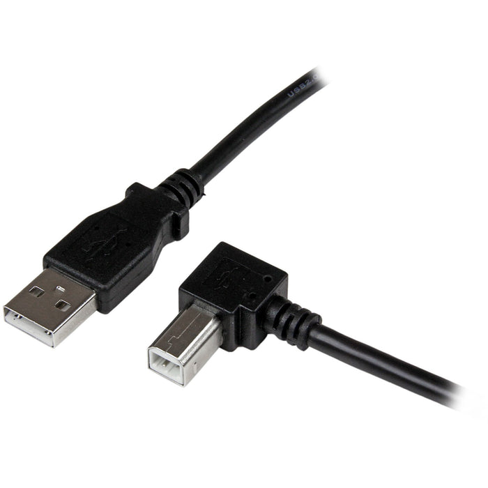 StarTech.com 1m USB 2.0 A to Right Angle B Cable - M/M - STCUSBAB1MR