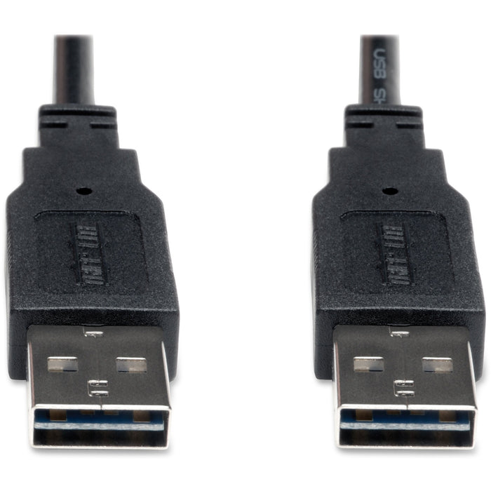 Tripp Lite 3ft USB 2.0 Hi-Speed Universal Reversible Connector Cable M/M 3' - TRPUR020003