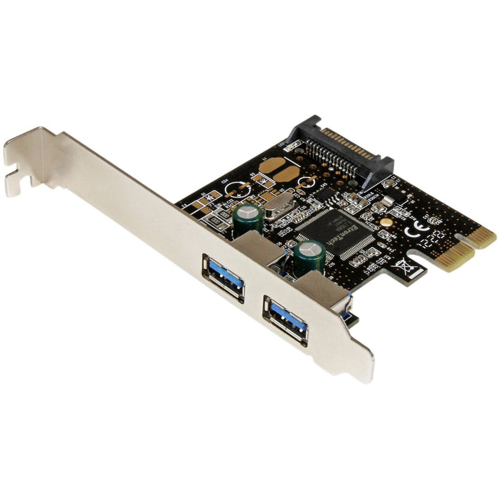 StarTech.com 2 Port PCI Express PCIe SuperSpeed USB 3.0 Controller Card w/ SATA Power - 5Gbps - STCPEXUSB3S23
