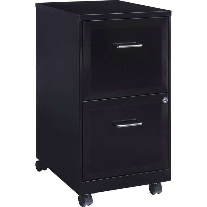 Lorell SOHO 18" 2-Drawer Mobile File Cabinet - LLR16872