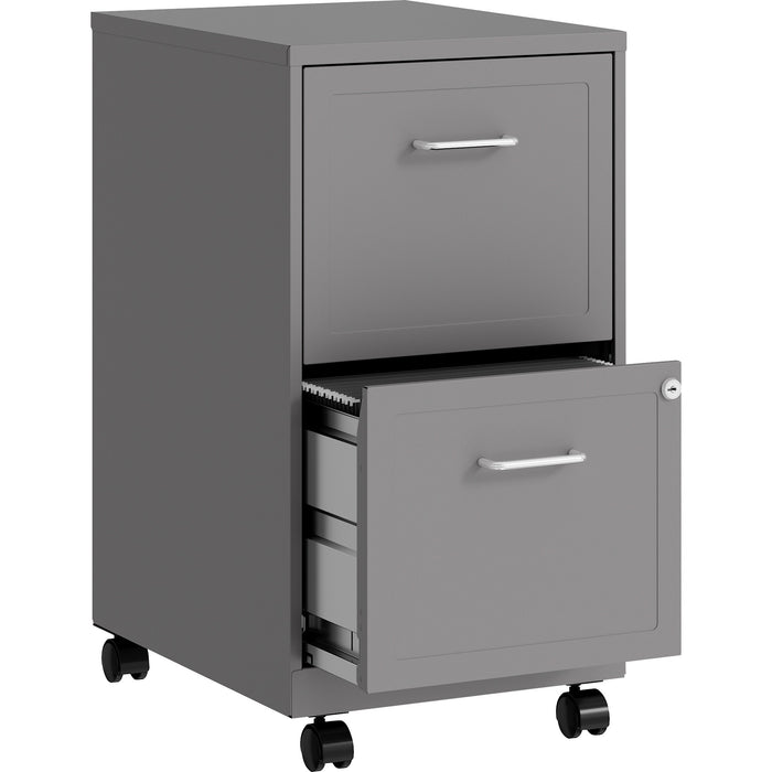 Lorell SOHO 18" 2-Drawer Mobile File Cabinet - LLR16873