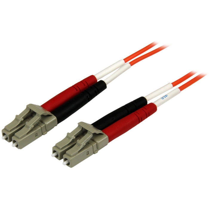 StarTech.com 3m Fiber Optic Cable - Multimode Duplex 50/125 - OFNP Plenum - LC/LC - OM2 - LC to LC Fiber Patch Cable - STC50FIBPLCLC3