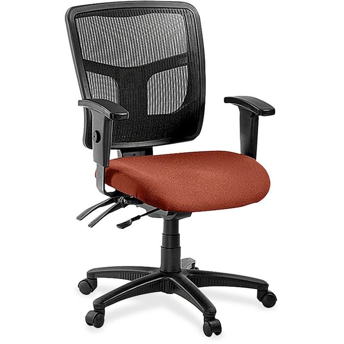Lorell ErgoMesh Series Managerial Mid-Back Chair - LLR8620139