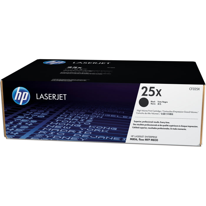 HP 25X (CF325X) Original Laser Toner Cartridge - Single Pack - Black - 1 Each - HEWCF325X