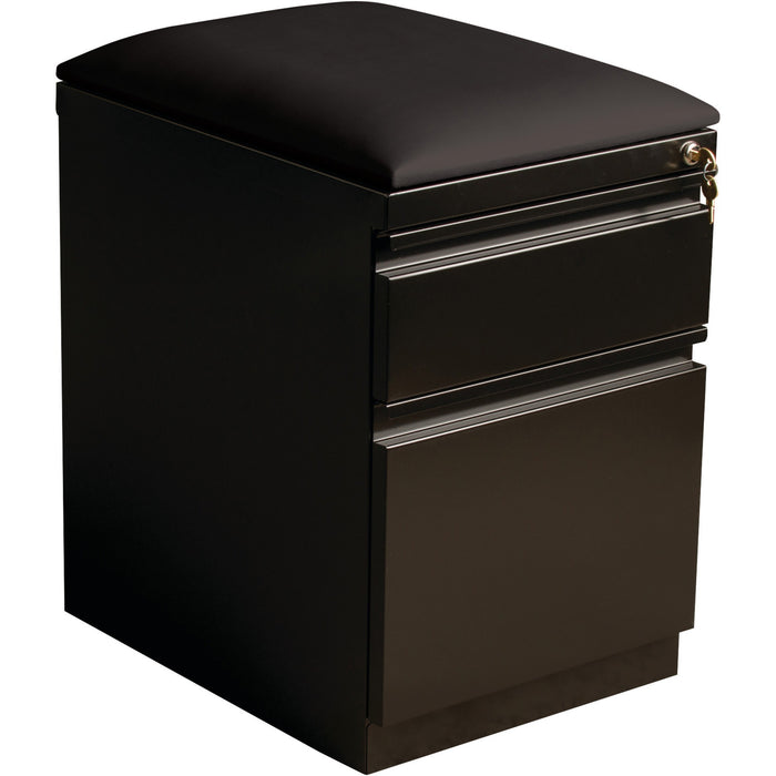 Lorell Mobile Pedestal File with Seating - 2-Drawer - LLR49539