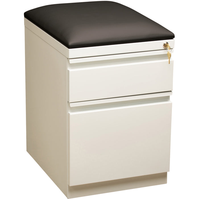 Lorell Mobile Pedestal File with Seating - 2-Drawer - LLR49540