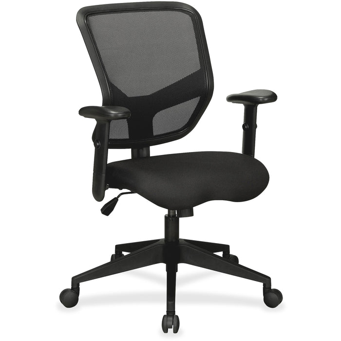 Lorell Executive Mesh Mid-Back Chair - LLR84565