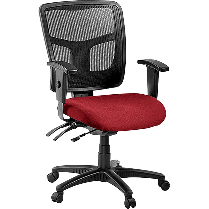 Lorell ErgoMesh Series Managerial Mid-Back Chair - LLR8620102