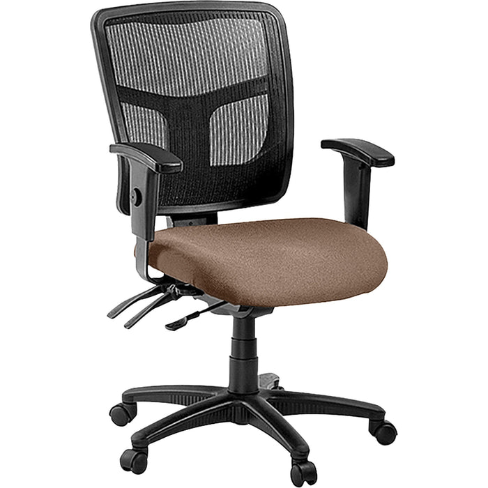 Lorell ErgoMesh Series Managerial Mid-Back Chair - LLR8620103