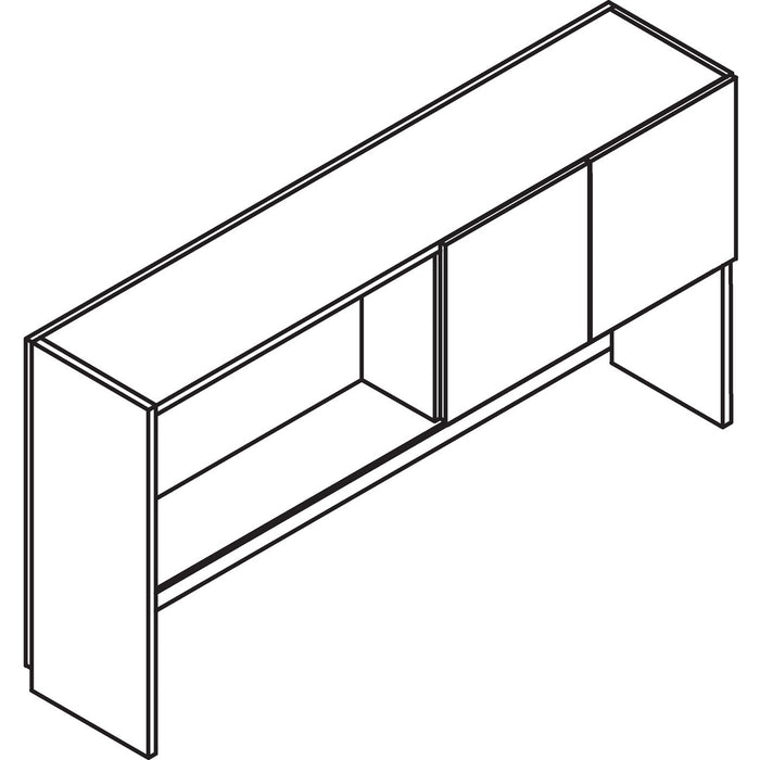 Lacasse Concept 300 Hutch with 2 Doors on Right - LAS3E723616PRZ