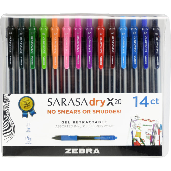 Zebra SARASA dry X20 Retractable Gel Pen - ZEB46824