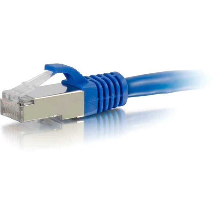 C2G-12ft Cat6 Snagless Shielded (STP) Network Patch Cable - Blue - CGO00801