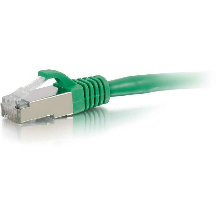 C2G 1ft Cat6 Ethernet Cable - Snagless Shielded (STP) - Green - CGO00826