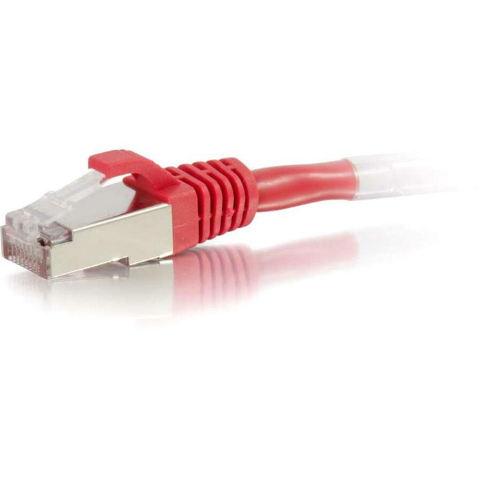 C2G 2ft Cat6 Snagless Shielded (STP) Network Patch Cable - Red - CGO00843