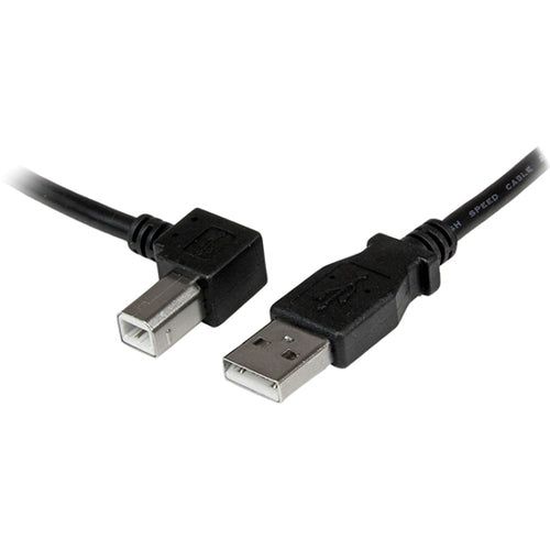 StarTech.com 1m USB 2.0 A to Left Angle B Cable - M/M - STCUSBAB1ML