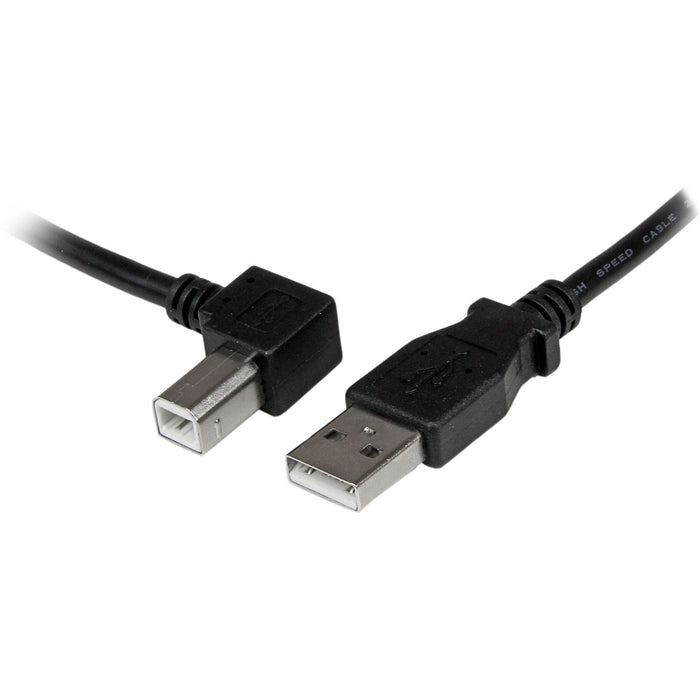 StarTech.com 2m USB 2.0 A to Left Angle B Cable - M/M - STCUSBAB2ML