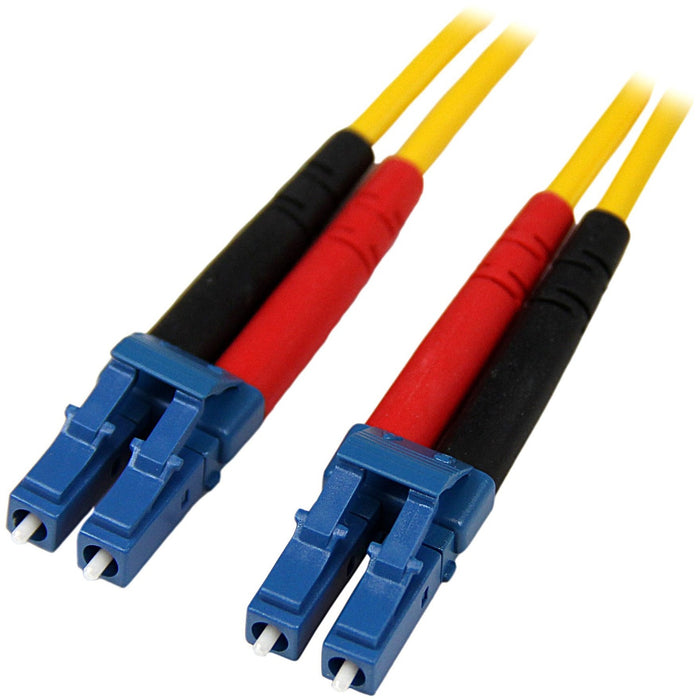 StarTech.com 1m Fiber Optic Cable - Single-Mode Duplex 9/125 - LSZH - LC/LC - OS1 - LC to LC Fiber Patch Cable - STCSMFIBLCLC1