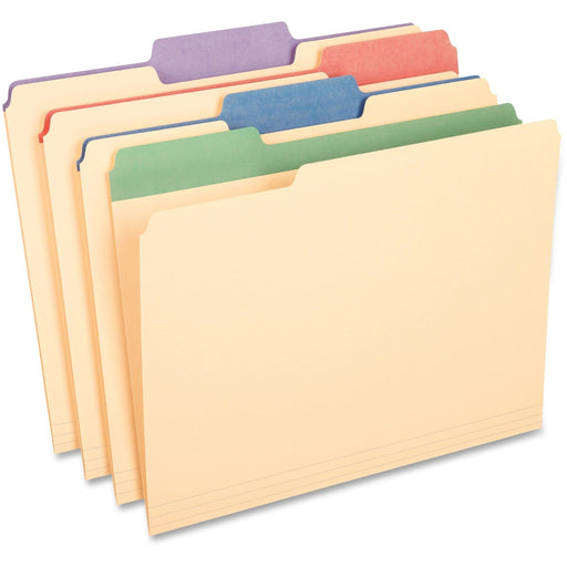Pendaflex 1/3 Tab Cut Letter Recycled Top Tab File Folder - PFX84101 TOPS Products