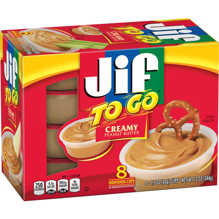 Jif To Go Peanut Butter Cups - Creamy - SMU24136