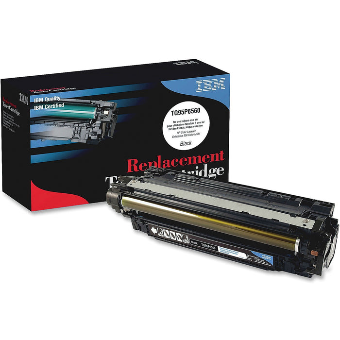 IBM Remanufactured Laser Toner Cartridge - Alternative for HP 507A (CE400A) - Black - 1 Each - IBMTG95P6560