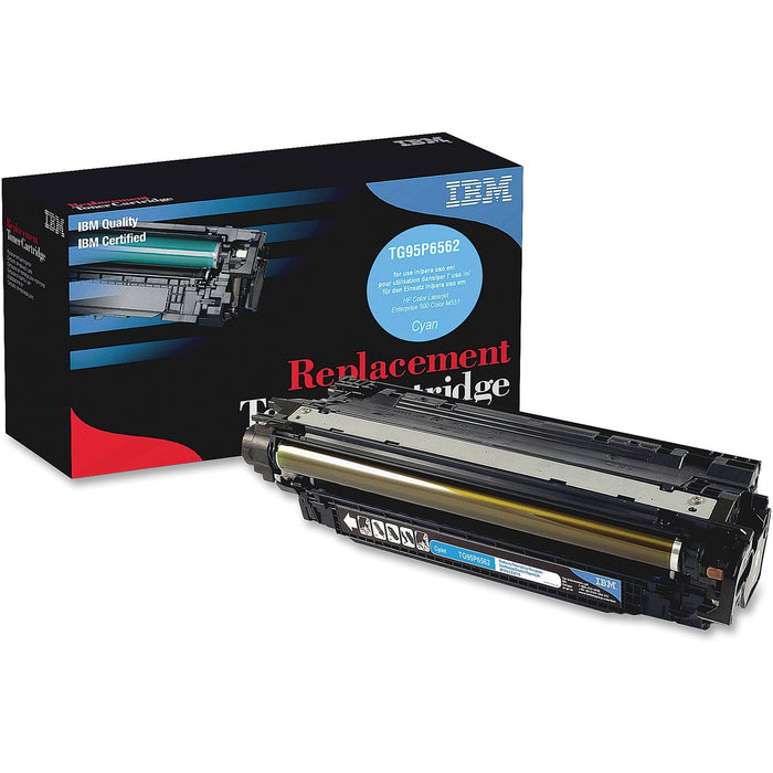 IBM Remanufactured Laser Toner Cartridge - Alternative for HP 507A (CE401A) - Cyan - 1 Each - IBMTG95P6562