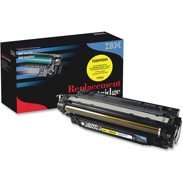 IBM Remanufactured Laser Toner Cartridge - Alternative for HP 507A (CE402A) - Yellow - 1 Each - IBMTG95P6564
