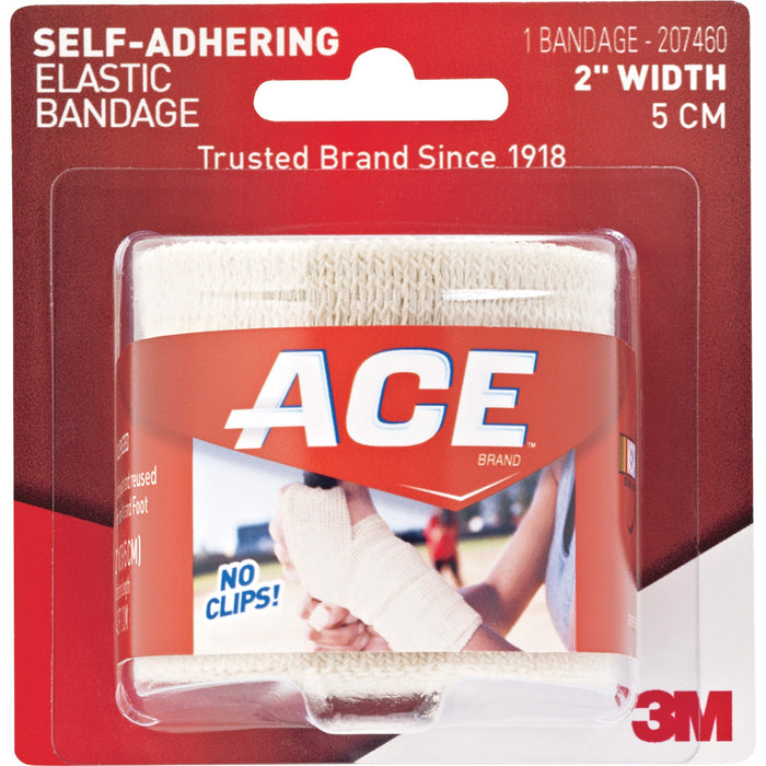 Ace Self-adhering Square Elastic Bandage - MMM207460