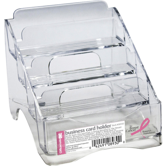 Officemate 4-tier BCA Business Card Holder - OIC08930