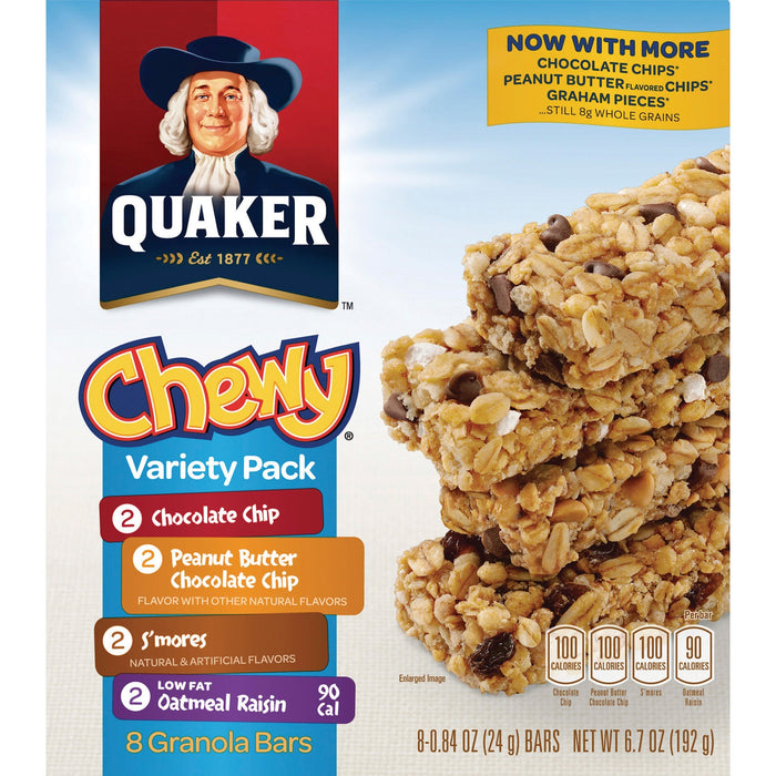 Quaker Oats Chewy Granola Bars Variety Pack - QKR31188