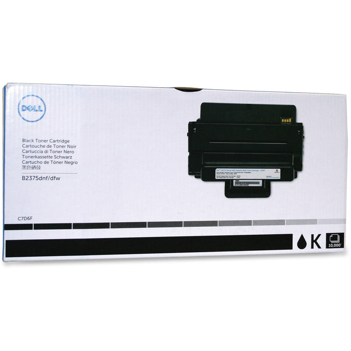 Dell Original High Yield Laser Toner Cartridge - Black - 1 Each - DLLC7D6F