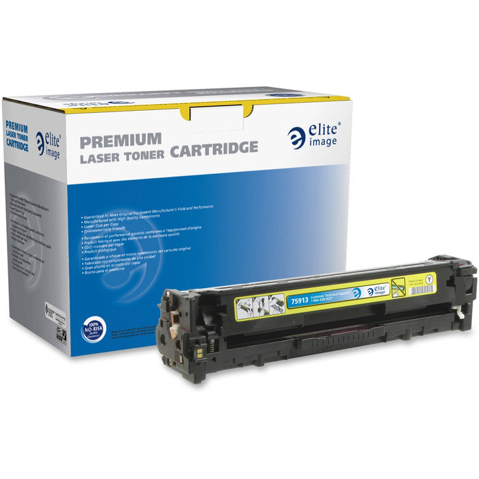 Elite Image Remanufactured Laser Toner Cartridge - Alternative for HP 131A (CF212A) - Yellow - 1 Each - ELI75913