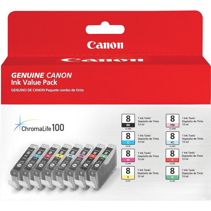 Canon CLI-8 Original Ink Cartridge - CNMCLI88COLORS