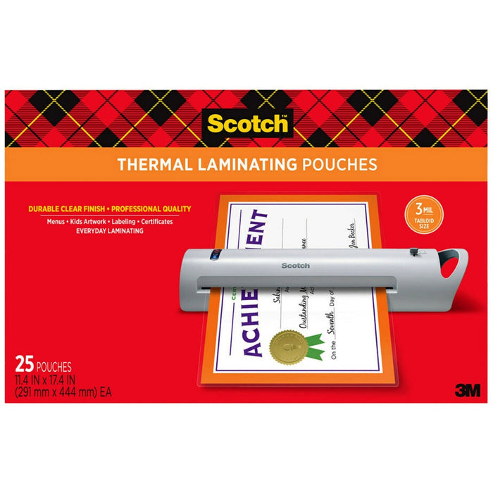 Scotch Thermal Laminator Pouches - MMMTP385625