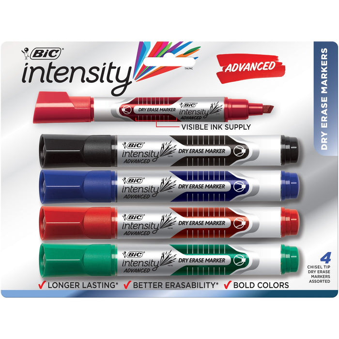 BIC Intensity Dry Erase Marker - BICGELITP41AST